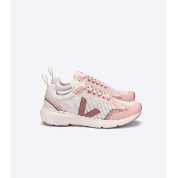 Beige/Pink Women's Veja CONDOR 2 ALVEOMESH Shoes | AU 497PJJ